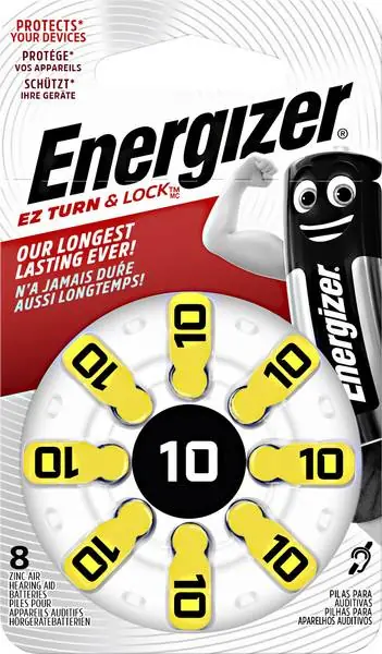 Energizer baterie do naslouchadel 1.4V Audio 10/PR70 (8ks) Nejlepší Cena