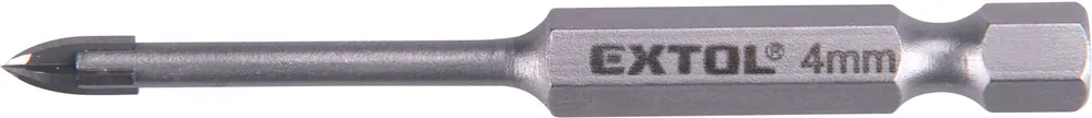 EXTOL PREMIUM vrták na sklo a keramiku karbidový, O 4mm - 8801884 Cenově Výhodný