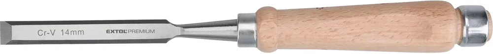 Dláto s kvalitní bukovou rukojetí EXTOL PREMIUM 14mm Značkový