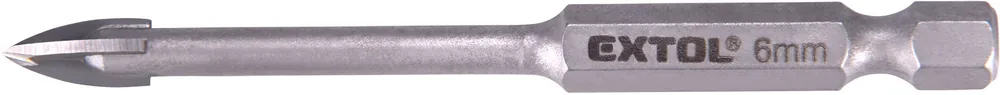 EXTOL PREMIUM vrták na sklo a keramiku karbidový, O 6mm - 8801886 Pouze Dnes