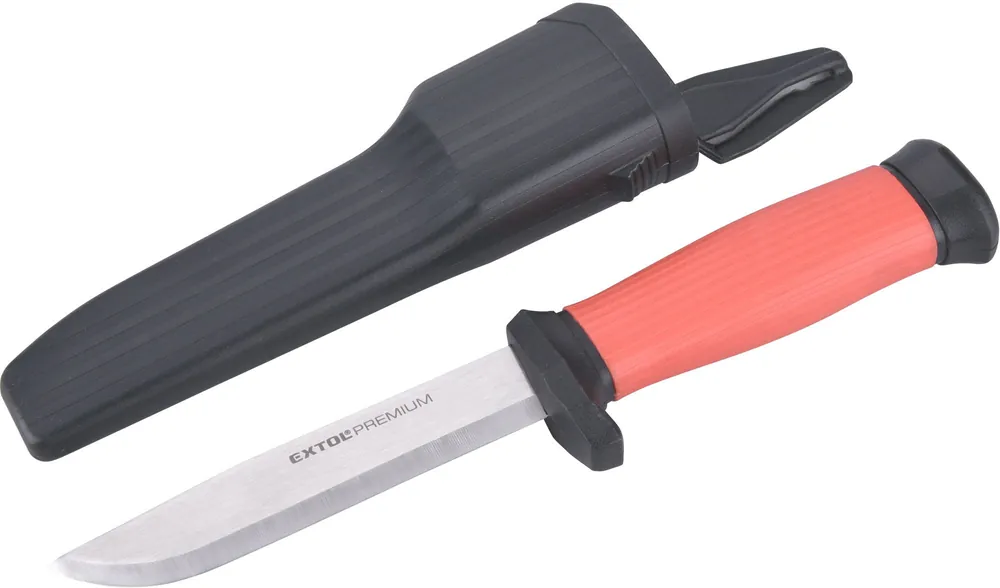 Nůž univerzální s plastovým pouzdrem, 223/120mm EXTOL PREMIUM Top Prodej
