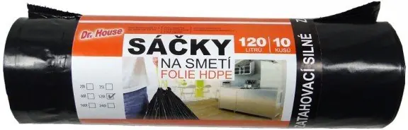 Kup Teď Dr. House sáčky do koše 120 L 10 ks silné zatahovací