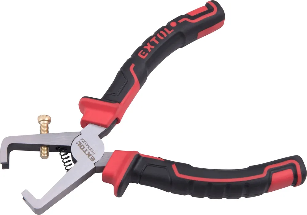 Super Cena Kleště na odizolovávání kabelů, 160mm černo-červené EXTOL PREMIUM