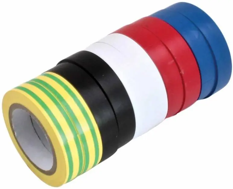 Poslední Šance Izolační pásky elektrikářské 12 mm × 10 m, různé barvy, 10 ks - ASTA A-TC532