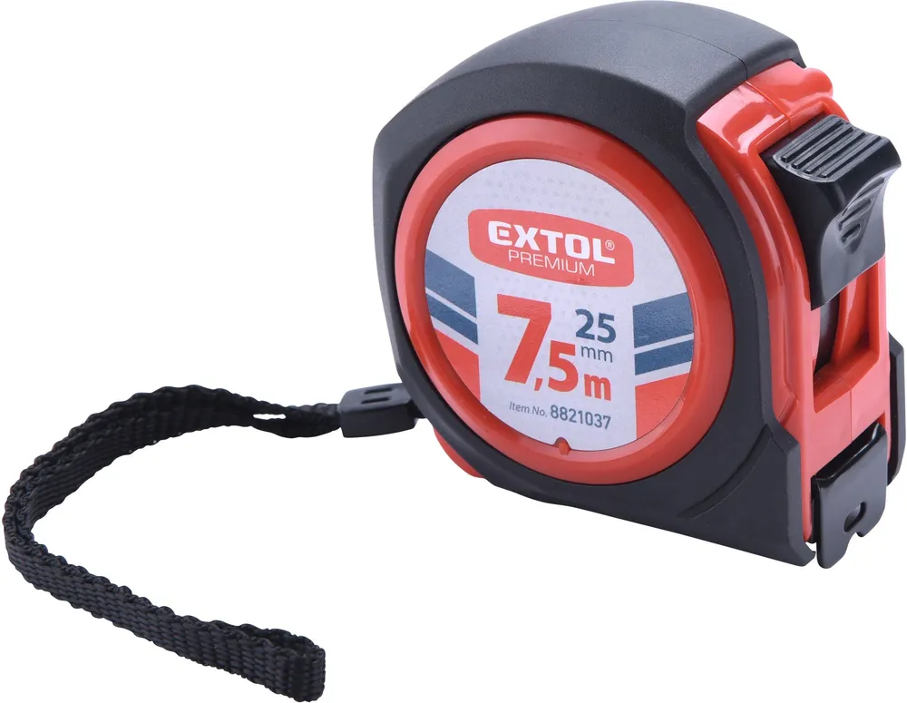 Rychlé Dodání Metr svinovací Compact, 7,5m x 25mm EXTOL PREMIUM