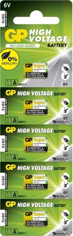 Super Cena GP Alkaline baterie 6V A11/5 (5ks)