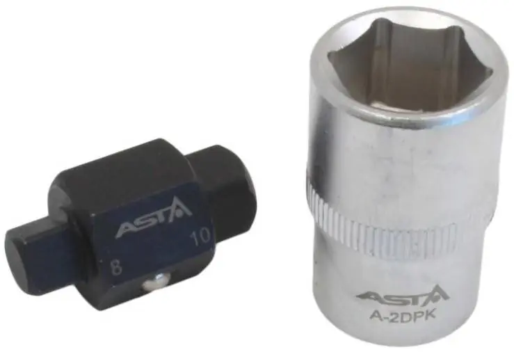 Klíč na výpustě olejových van, pohon 1/2" čtyřhran 8 a 10 mm - ASTA A-2DPK Nejprodávanější