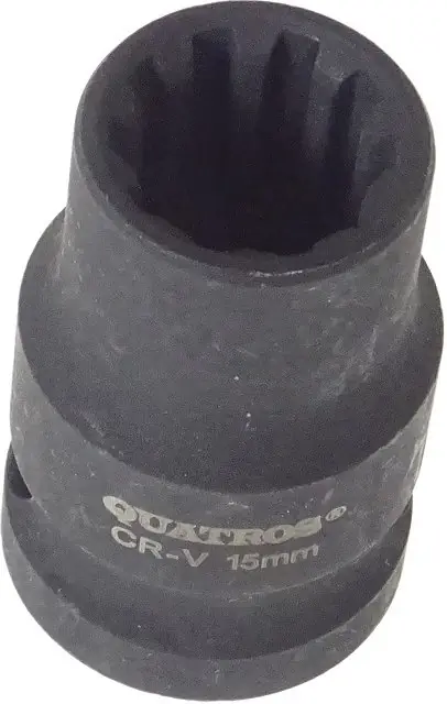 Klíč - nástrčná hlavice 1/2" 15 mm, 10hranná, na brzdy AUDI, PORSCHE - QUATROS QS70015 Ihned K Objednání
