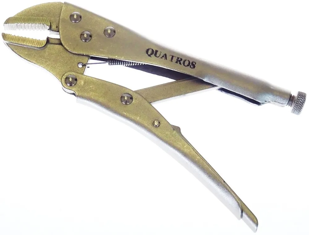 QUATROS Rychloupínací, samosvorné kleště 250 mm- rovné čelisti QS53017 Víkendová Akce