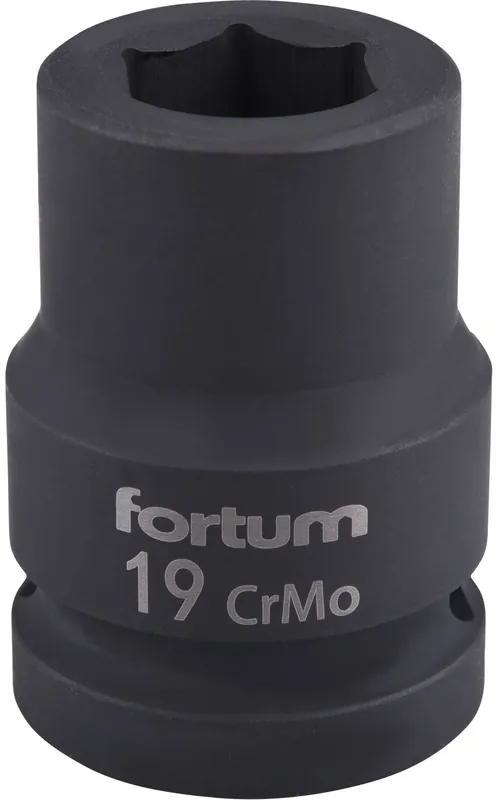 Výprodej Hlavice nástrčná rázová 3/4", 19mm, L 52mm FORTUM