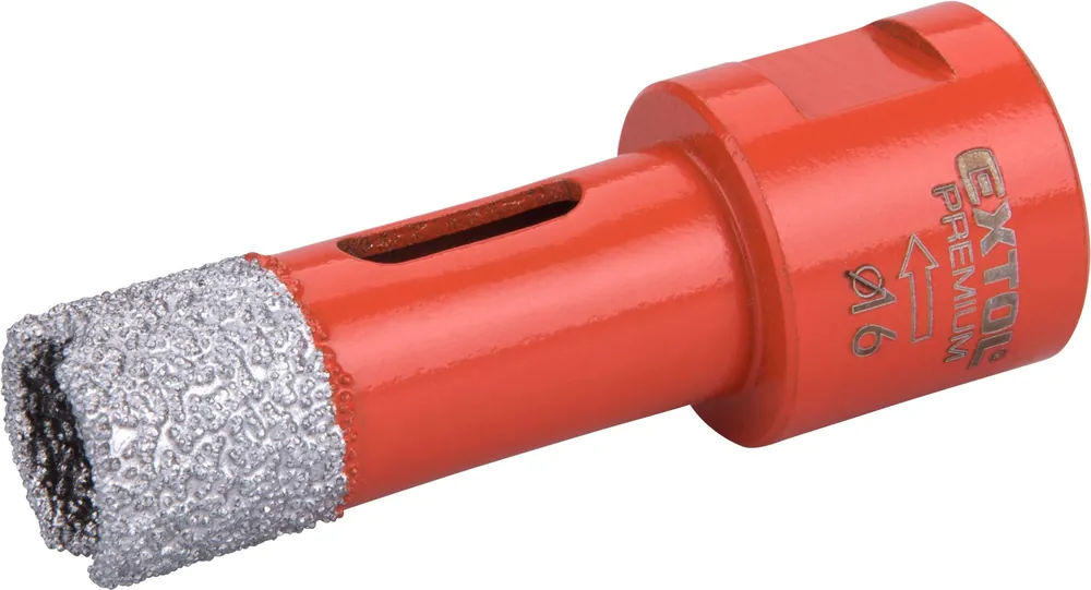 EXTOL PREMIUM korunka vykružovací diamantová, O 16mm, závit M14 - 8801864 Akční Nabídka