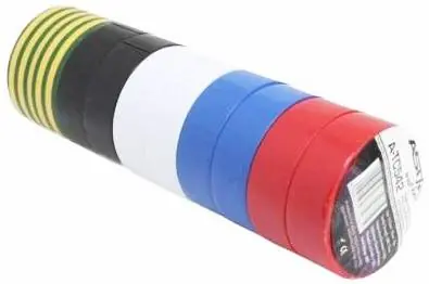 Izolační pásky, elektrikářské, PVC, 10 ks, 19 mm x 10 m, různé barvy - ASTA A-TC542 Poslední Šance