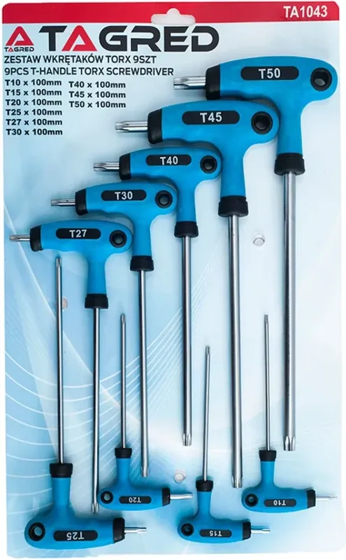 Top Prodej Imbusové šestihranné klíče TORX T10 - T50, TA1043
