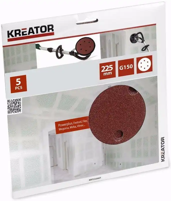 Brusný kotouč 225 mm G150 5 ks Kreator KRT232007 Nová Kolekce