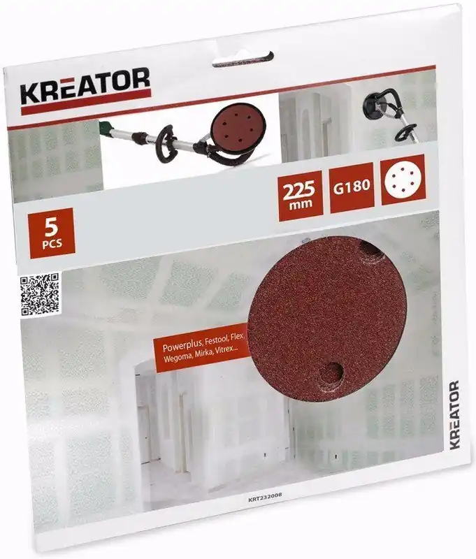 Brusný kotouč 225 mm G180 5 ks Kreator KRT232008 Ihned K Objednání