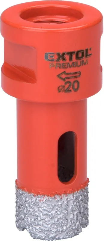 Horká Nabídka EXTOL PREMIUM korunka vykružovací diamantová, O 20mm, závit M14 - 8801866