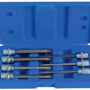 Aktuální Zástrčné hlavice TORX 3/8", rozměry T25 - T60, prodloužené 110 mm, sada 7 ks - SATRA S-SLS738