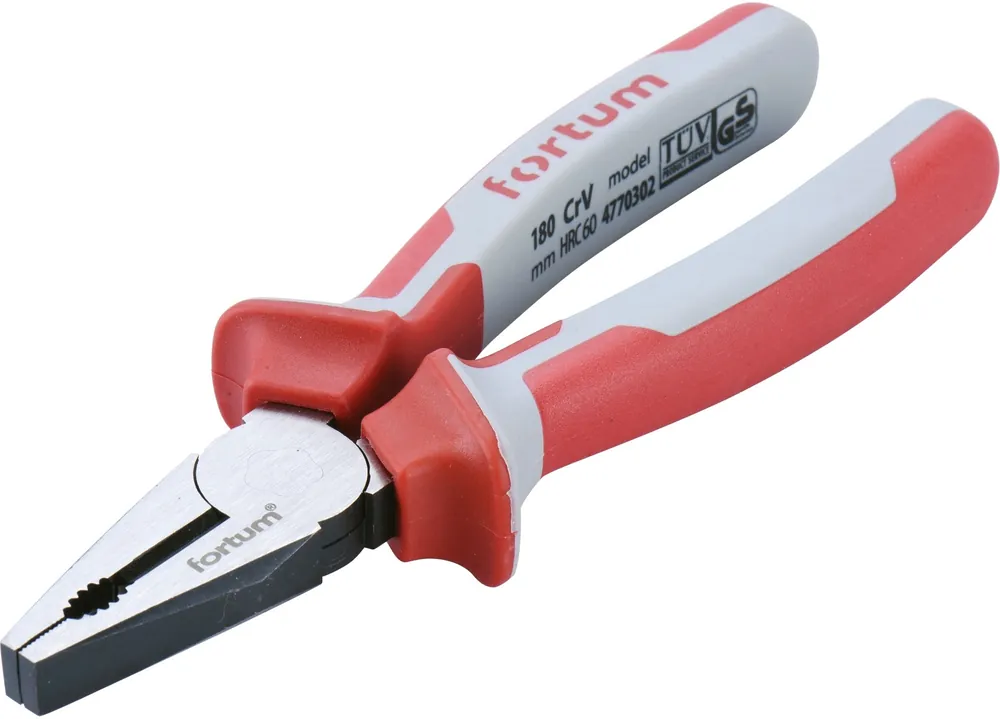 Kleště kombinované, 180mm, 61CrV5 FORTUM Vrácení Zdarma