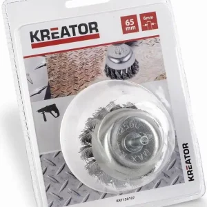 Brusný copánkový kartáč 65mm Kreator KRT150107 Odeslání Ihned