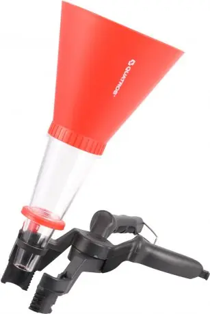 Trychtýř pro plnění oleje, univerzální, rozsah 20-125 mm - QUATROS QS60240 Nová Kolekce