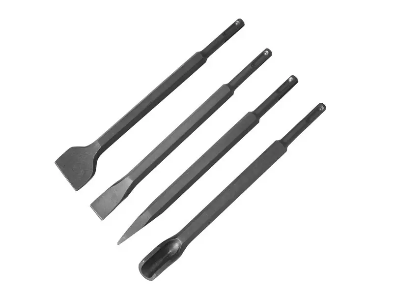 Značkový EXTOL CRAFT sekáče SDS PLUS, sada 4ks, 250mm, 23945