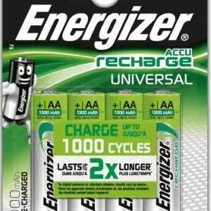 Energizer Universal AA nabíjecí 1300mAh HR6/4 (4ks) Cenový Hit
