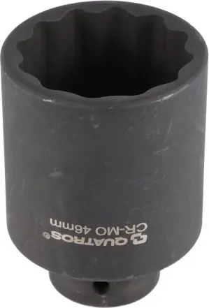 Akční Nabídka Nástrčná hlavice úderová, 1/2", 46 mm, 12hran - QUATROS QS54365