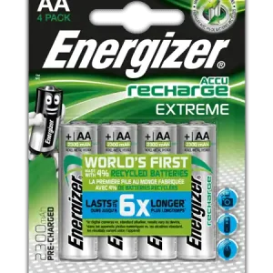 Aktuální Energizer Extreme AA nabíjecí 2300mAh HR6/4 (4ks)