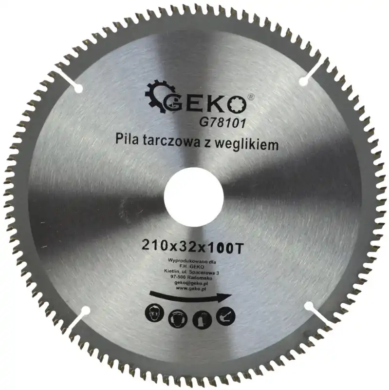 Kotouč řezný na hliník, 210x32 mm 100T, GEKO G78101 Ihned K Objednání