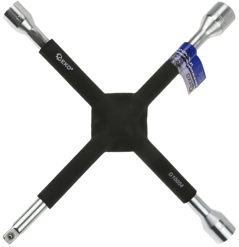 Křížový klíč na kolové matice 14" 17mm, 19mm, 21mm, 1/2" GEKO G10054 Novinka