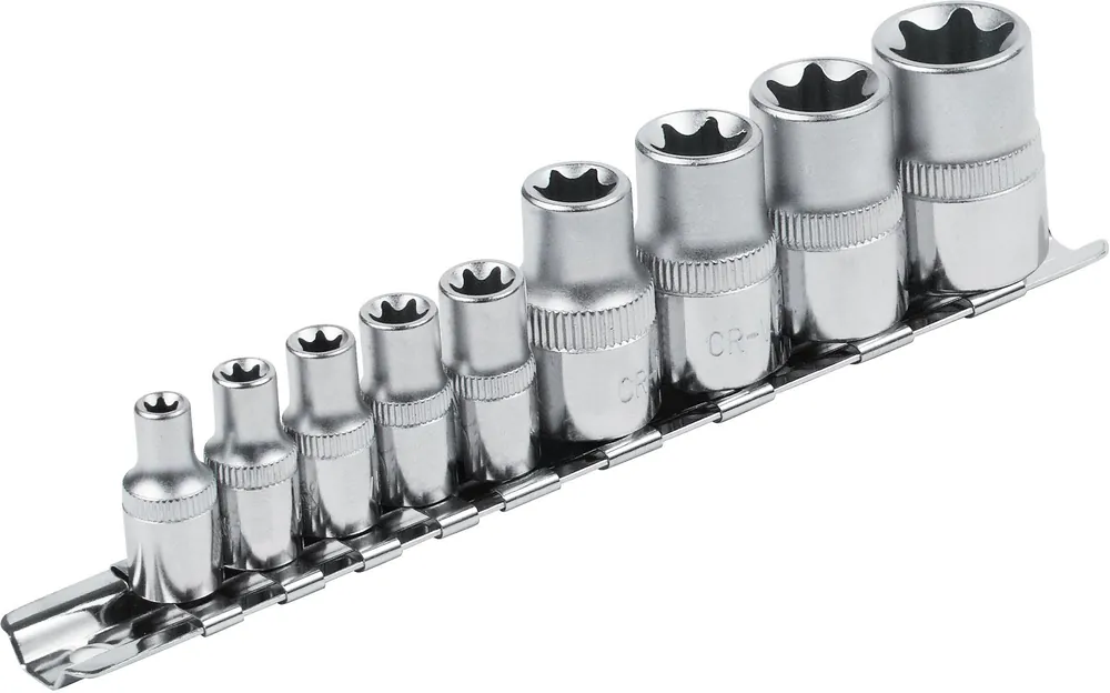 Sada hlavic 1/4", 1/2" TORX EXTOL PREMIUM 9ks Bezpečná Platba