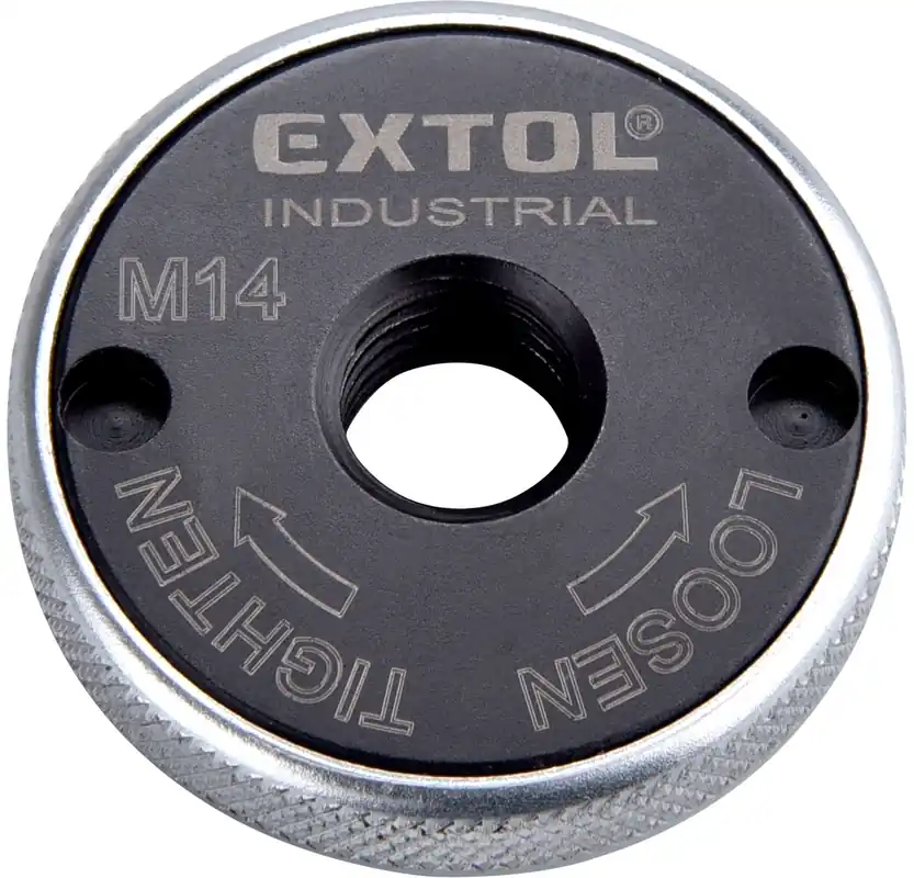 Ověřený Matice rychloupínací pro úhlové brusky, click-nut, M14 EXTOL INDUSTRIAL