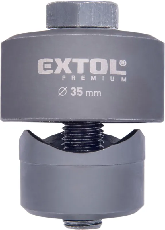 Autentický EXTOL PREMIUM děrovač do plechu - šroubový, O díry 35mm, CrV - 8801624