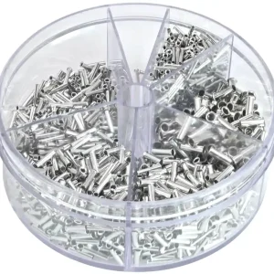 Akční Cena Dutinky lisovací neizolované, 0.55 - 2.5 mm, sada 1900 ks - ASTA A-TC512