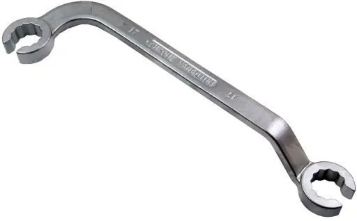 Víkendová Akce Klíč na převlečné matice vysokotlakého potrubí vstřikovačů, 17 mm - QUATROS QS20812