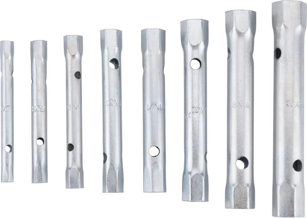 Sezónní Sleva Klíče trubkové, sada 8ks, 6-22mm, CrV EXTOL PREMIUM