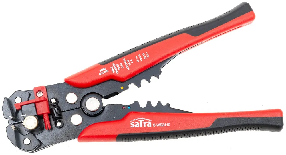 Kleště víceúčelové na odizolování a štípání kabelů, krimpování konektorů, 0,2-6 mm - SATRA S-WS2410 Speciální Cena