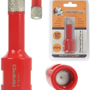 Diamantový korunkový vrták s otvorem ⌀12 mm M14 RAPID M22753 Rychlé Dodání