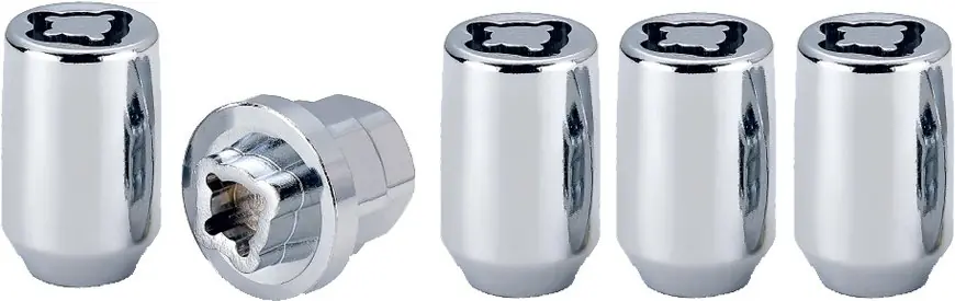 Top Prodej Sada bezpečnostních diskových matic M12x1,5 V36, 4 ks + klíč - 11.204