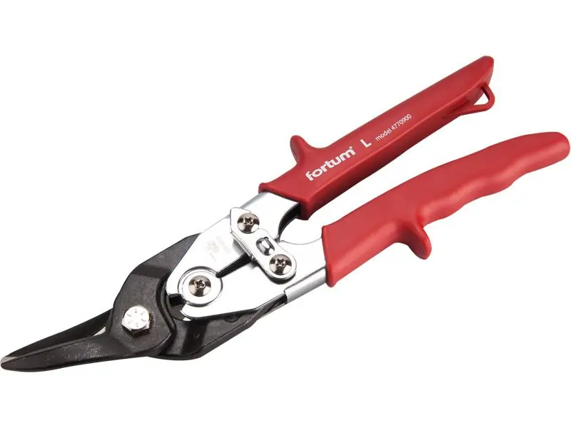 Značkový Nůžky na plech převodové FORTUM 255mm, levé
