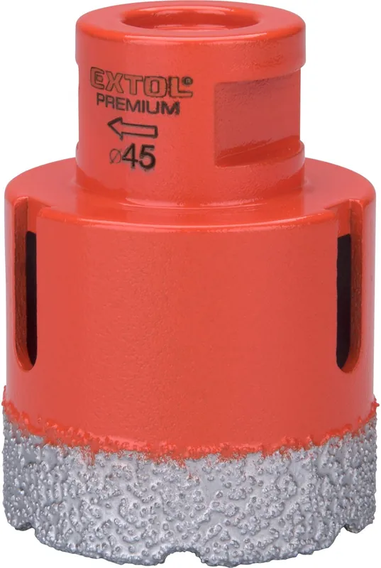 EXTOL PREMIUM korunka vykružovací diamantová, O 45mm, závit M14 - 8801871 Cenově Výhodný