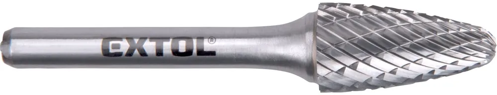 Fréza karbidová, kulatý oblouk, pr.12x25mm/stopka 6mm, sek střední EXTOL INDUSTRIAL Cenově Výhodný