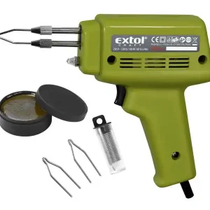Cenová Bomba Pájecí pistole transformátorová EXTOL CRAFT s příslušenstvím,100W