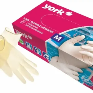 YORK latexové rukavice M 100 ks Speciální Cena
