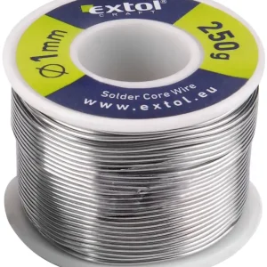 Značkový EXTOL CRAFT cín pájecí, ∅1mm, 250g, 9947
