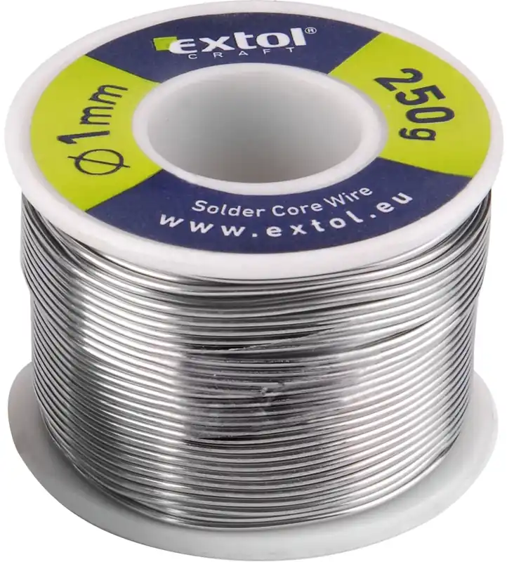Značkový EXTOL CRAFT cín pájecí, ∅1mm, 250g, 9947