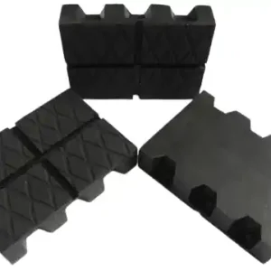 Autentický Gumová podložka zvedáku 155 x 111 x 35 mm, hranatá - Ferdus 10.166