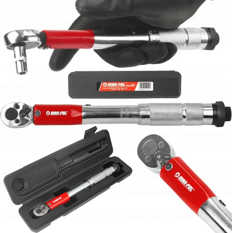 Dynamometrický, momentový klíč 1/4", 5-25Nm Profi MAR-POL M53583 Nakupujte Hned