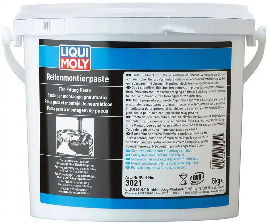 Hit Sezóny Liqui Moly Bílá pasta pro montáž pneumatik, 5kg