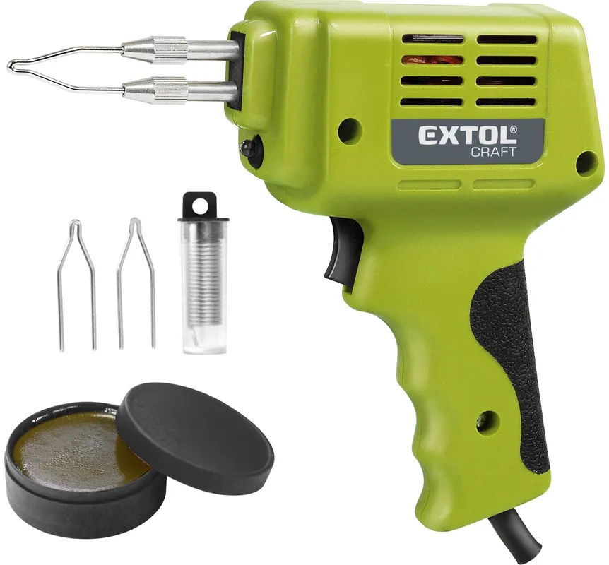 Top Prodej Pájecí pistole transformátorová EXTOL CRAFT s příslušenstvím, 175W